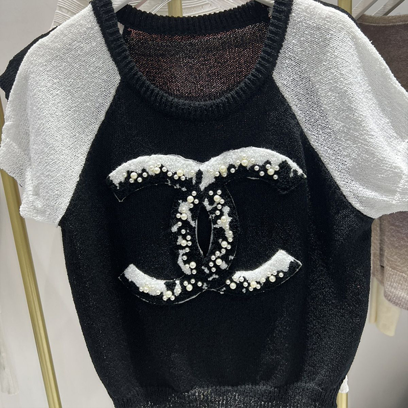 【正規取扱店】【品質の高い商品】新しいスタイルの半袖/ パリで手作り【二つ目は4900】