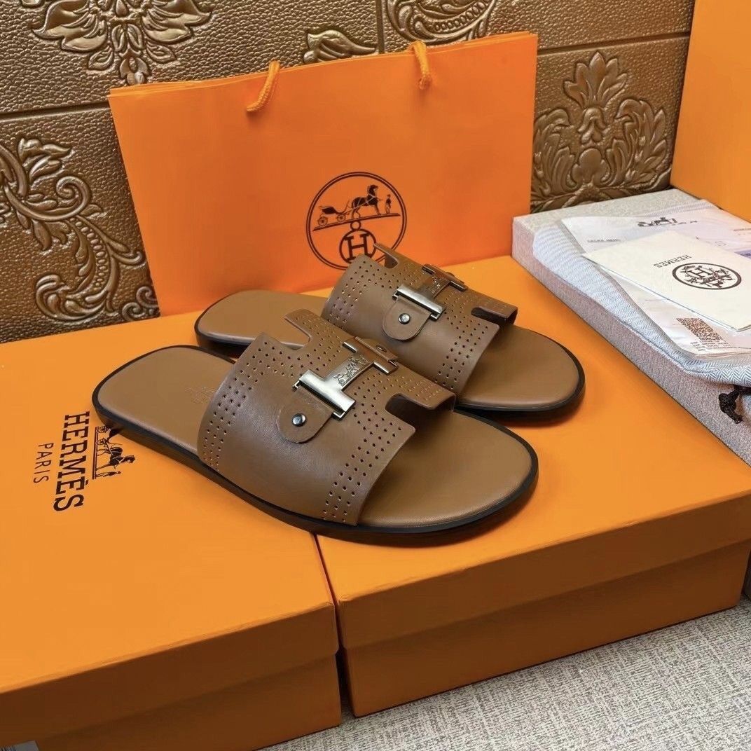 【二点目は6000円安い】hermes、メンズトレンディな滑り止めスリッパ[オフィシャル] 超買い得! 月に注文万件以上。是非いかがでしょうか。