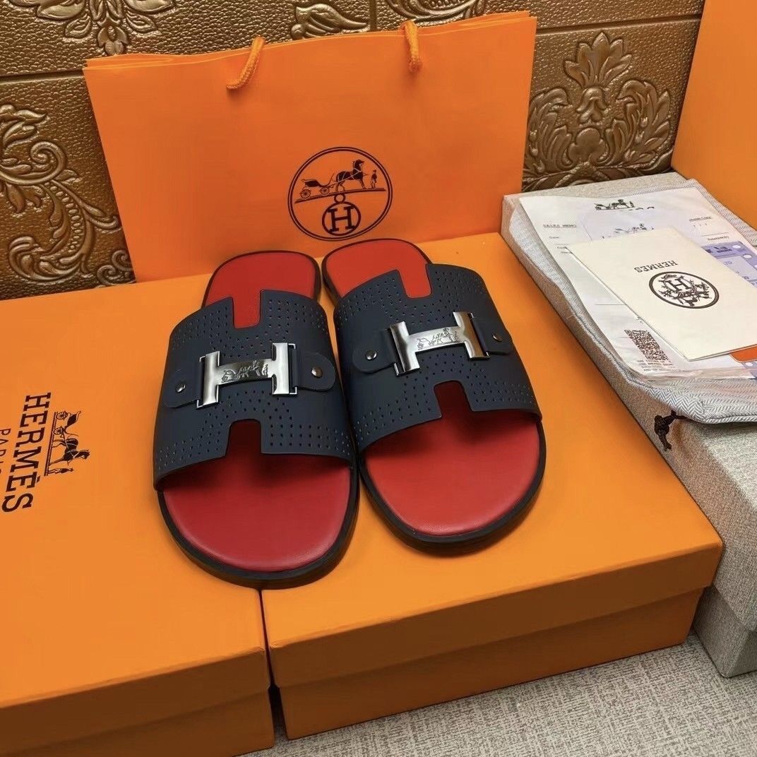 【二点目は6000円安い】hermes、メンズトレンディな滑り止めスリッパ[オフィシャル] 超買い得! 月に注文万件以上。是非いかがでしょうか。