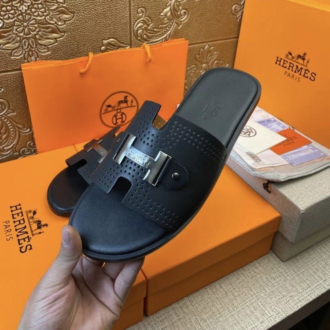 【二点目は6000円安い】hermes、メンズトレンディな滑り止めスリッパ[オフィシャル] 超買い得! 月に注文万件以上。是非いかがでしょうか。