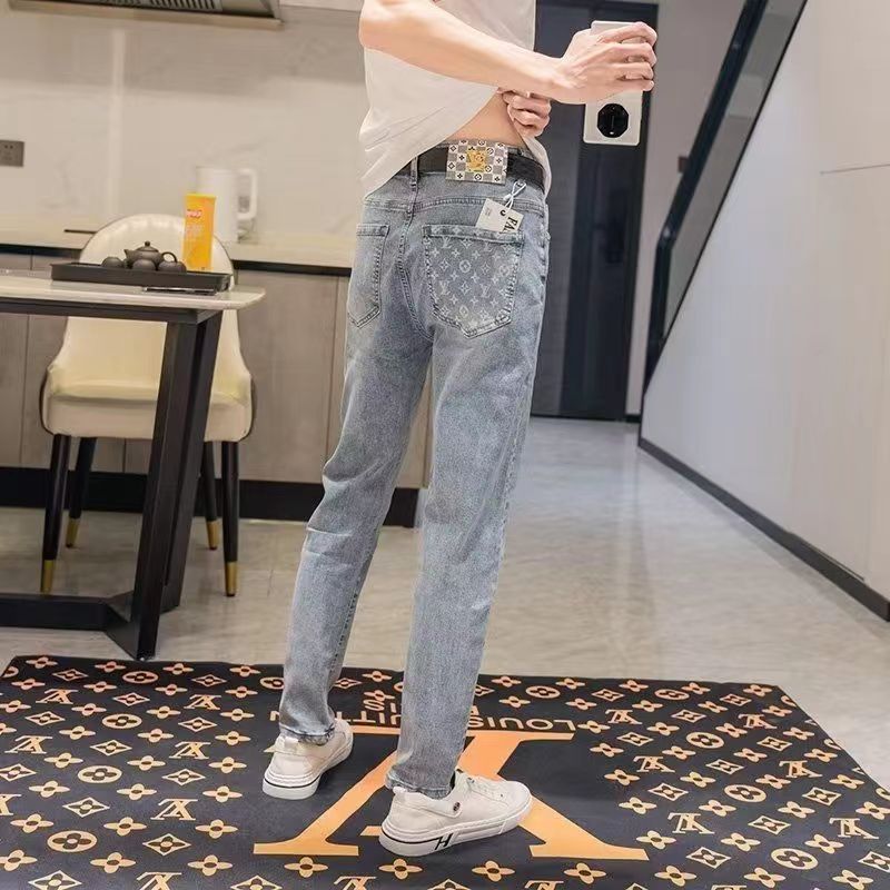 【5500円プラスして２着を購入】【メンズジーンズ】快適で薄い、しわや防止、耐摩耗性、柔らかい手触り、ストレッチ生地