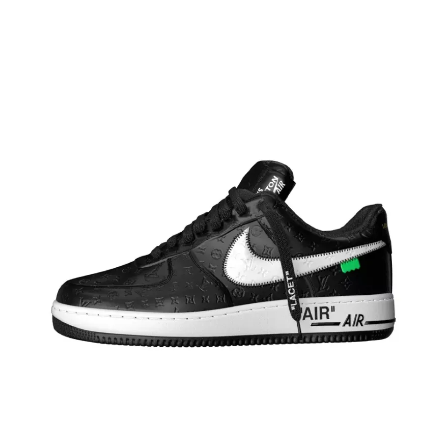 【今年の新商品】THE LOUIS VUITTON X NIKE AIR FORCE 1【代金引換】元のパッケージ 「正規品保証、公式と同じデザイン」