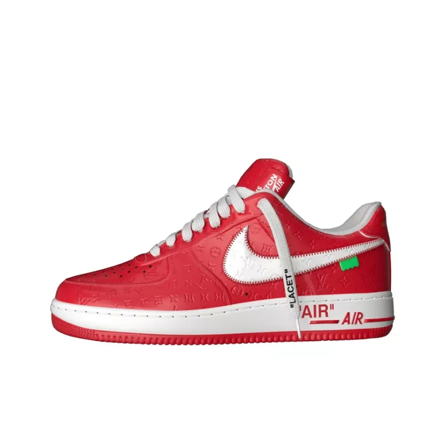 【今年の新商品】THE LOUIS VUITTON X NIKE AIR FORCE 1【代金引換】元のパッケージ 「正規品保証、公式と同じデザイン」