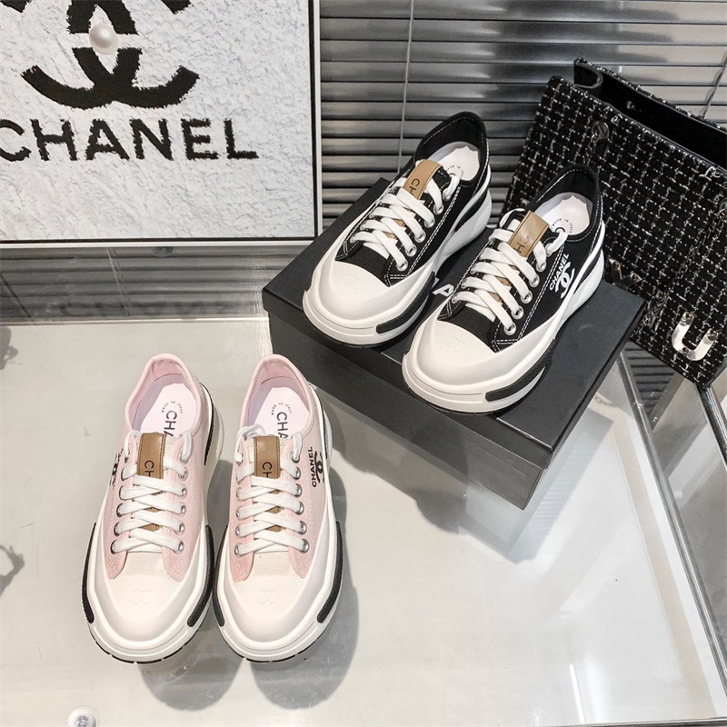 キャンバス厚底婦人靴【エピデミック予防管理、到着前に徹底的に消毒してください。 心配するな]